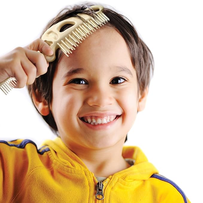 Genuine Fred BONEHEAD Folding Brush and Comb, Fun Dinosaur Design, Hair Care Tool and Detangling Comb, Convenient for Travel and Diaper Bags, Fun Gift or Stocking Stuffer