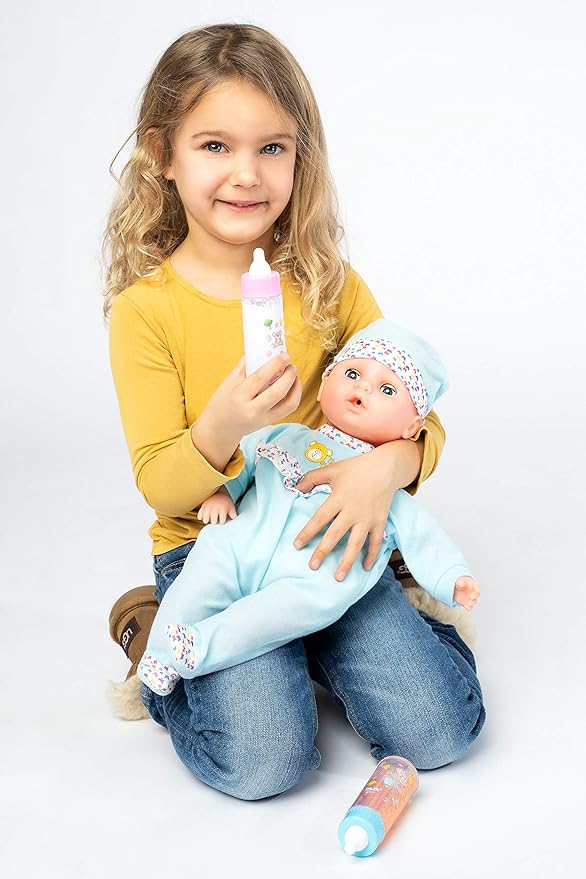fash n kolor®, My Sweet Baby Disappearing Doll Feeding Set | Baby Care 6 Piece Doll Feeding Set for Toy Stroller 2 Milk