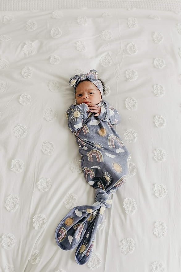 Copper Pearl Baby Bows: Stylish Headbands for Baby Girls, Premium Soft and Stretchy Baby Headbands