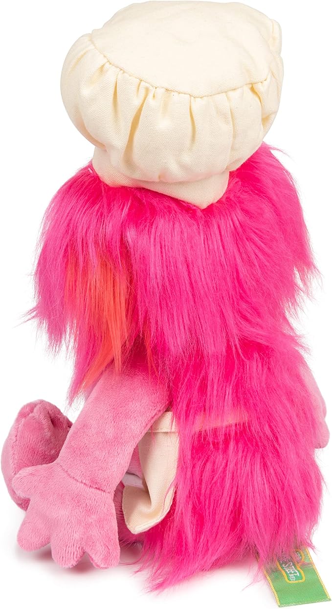 GUND Sesame Street Official Gonger Muppet Plush, Premium Plush Toy for Ages 1 & Up, Pink/Beige, 10”