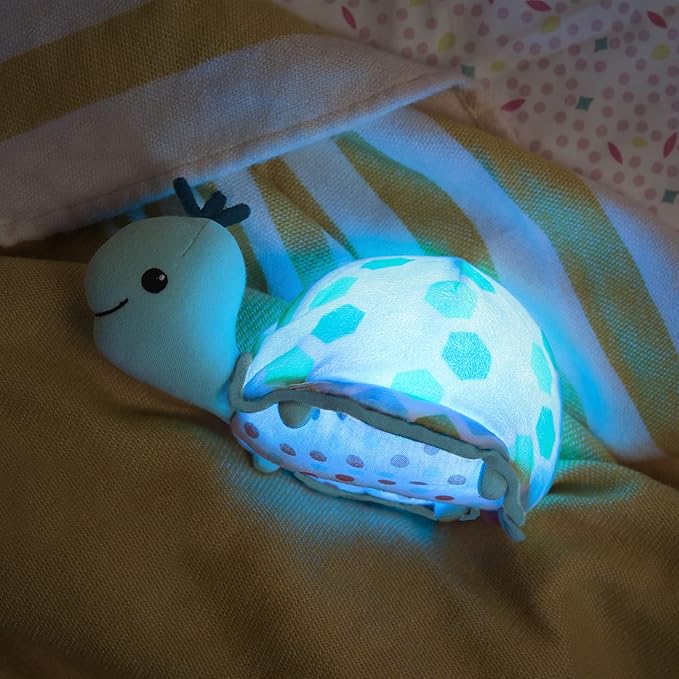 B. toys- B. baby- Baby Glowable Soothing Plush Turtle Shellé0 Months