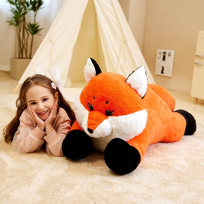 IKASA Giant Fox Stuffed Animal Plush Toy, 30" Large Fox