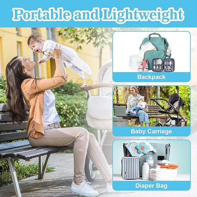 Little Angel Baby Healthcare and Grooming Kit, Safety Newborn Nursery Care Set, with Hair Brush Comb, Nail Clipper, Nasal Aspirator for Newborn Infant Baby Girls Boys (Gray)