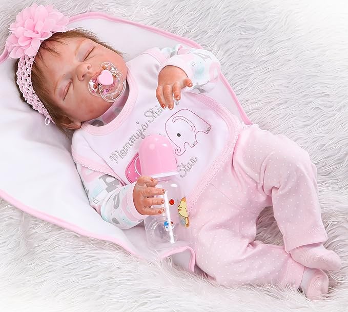 Reborn Baby Dolls Girl Clothes 22 Inch for 20-23 inch 55 cm
