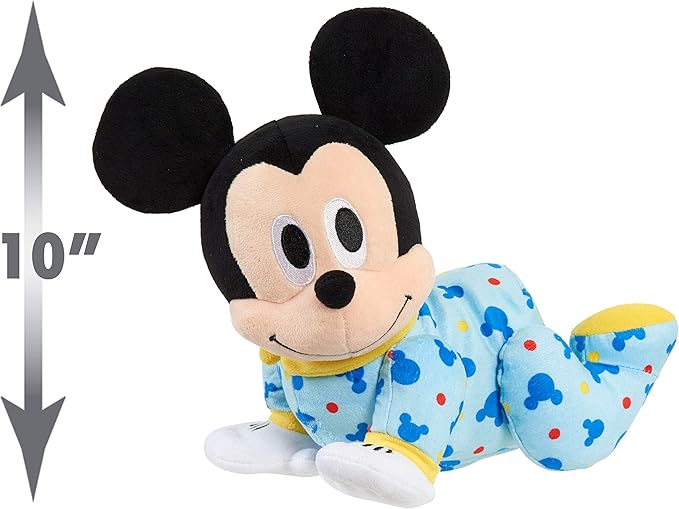 Disney Baby Musical Crawling Pals Plush, Mickey
