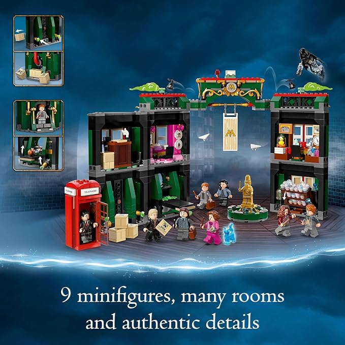 LEGO Harry Potter The Ministry of Magic 76403 Modular Model 12 Minifigures