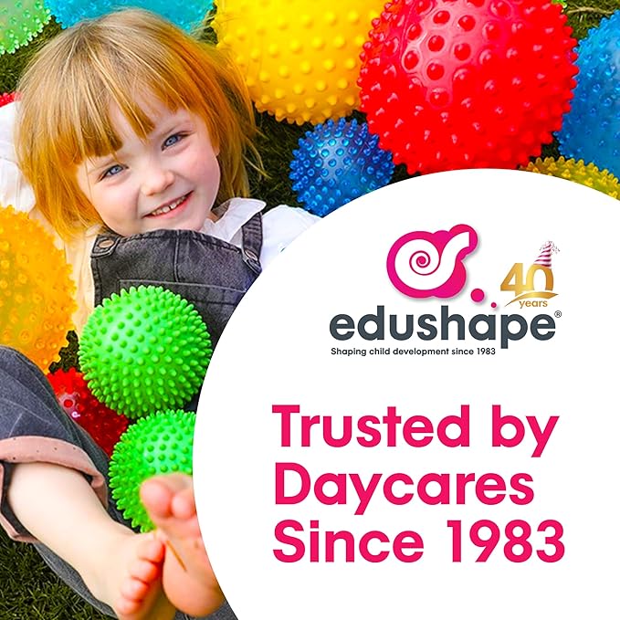 Edushape Wood-Like Soft Baby Blocks for Toddlers 1-3, 32 Pieces Big Size - Edu-Blocks Soft Blocks Foam Blocks