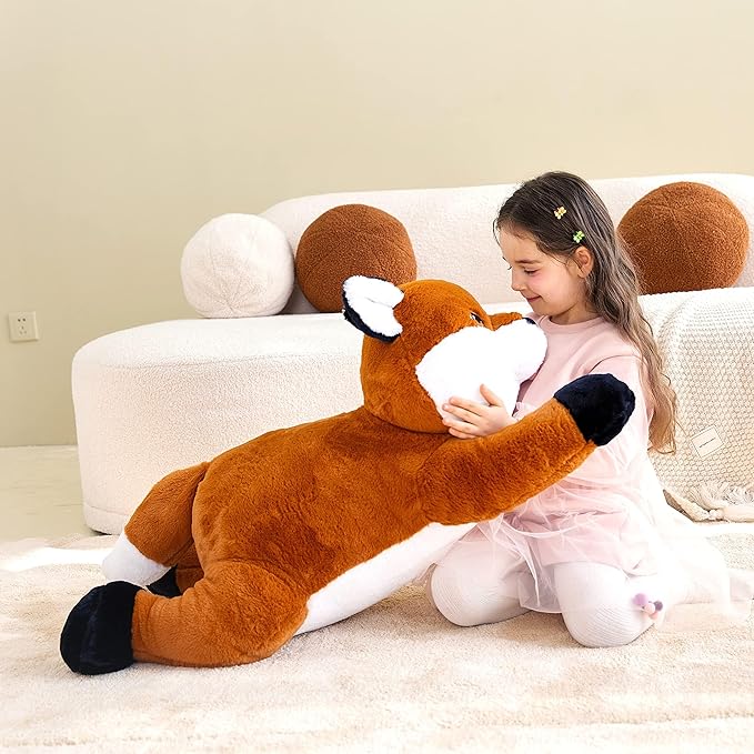 IKASA Giant Fox Stuffed Animal Plush Toy, 30" Large Fox