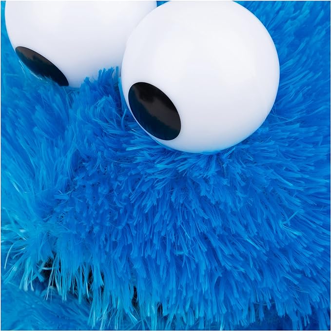 GUND Sesame Street Official Cookie Monster Muppet Plush, Premium Plush Toy for Ages 1 & Up, Blue, 12”