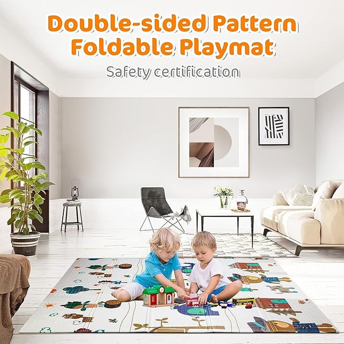 Suposeu Baby Playpen with Mat, Large Playpen for Babies and Toddlers, Play Yard for Indoor and Outdoor Use, Sturdy Safety Fence with Soft Breathable Mesh (71x59 Inches, Grey)
