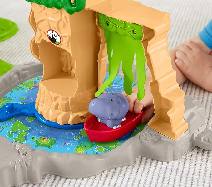 Fisher-Price Little People Toddler Toy Share & Care Safari 2-Ft 7 Figures 1+ years