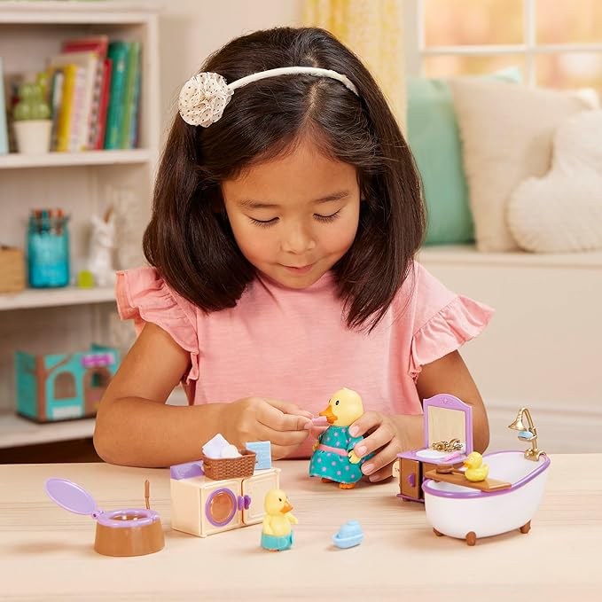 Lil Woodzeez – Dollhouse Furniture Playset 2 Posable 3 Years