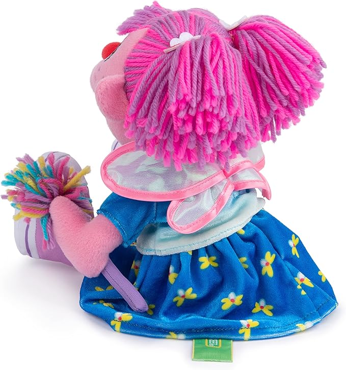 GUND Sesame Street Official Abby Cadabby Muppet Plush, Premium Plush Toy for Ages 1 & Up, Pink/Blue, 11”