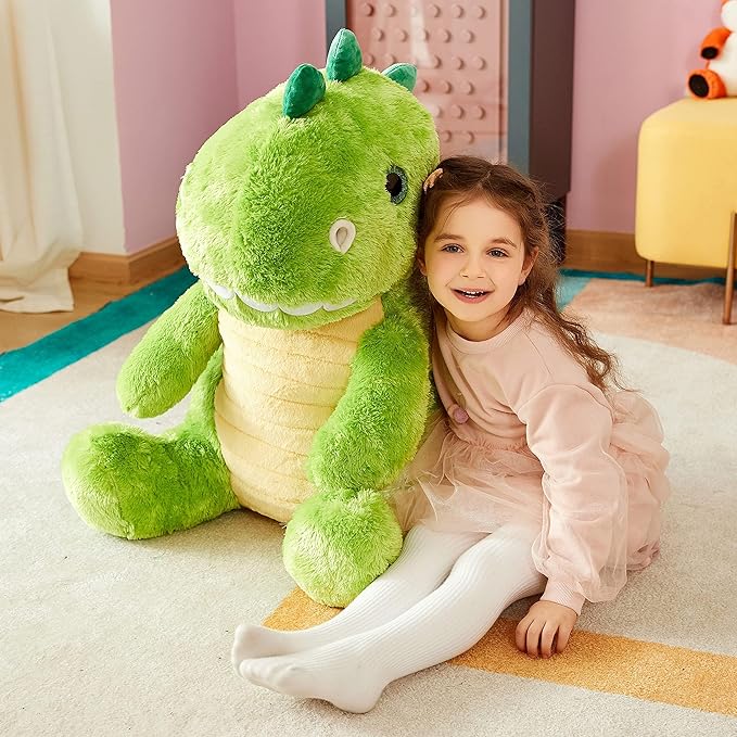IKASA Large Dinosaur Stuffed Animal Plush Toy,Giant Dinosaur Cute 23" Jumbo Soft Toys