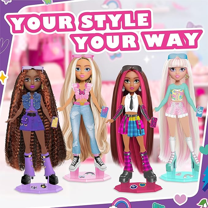 Just Play Style Bae Dylan 10-Inch Fashion Doll and Accessories, 28-pieces, Kids Toys for Ages 4 Up