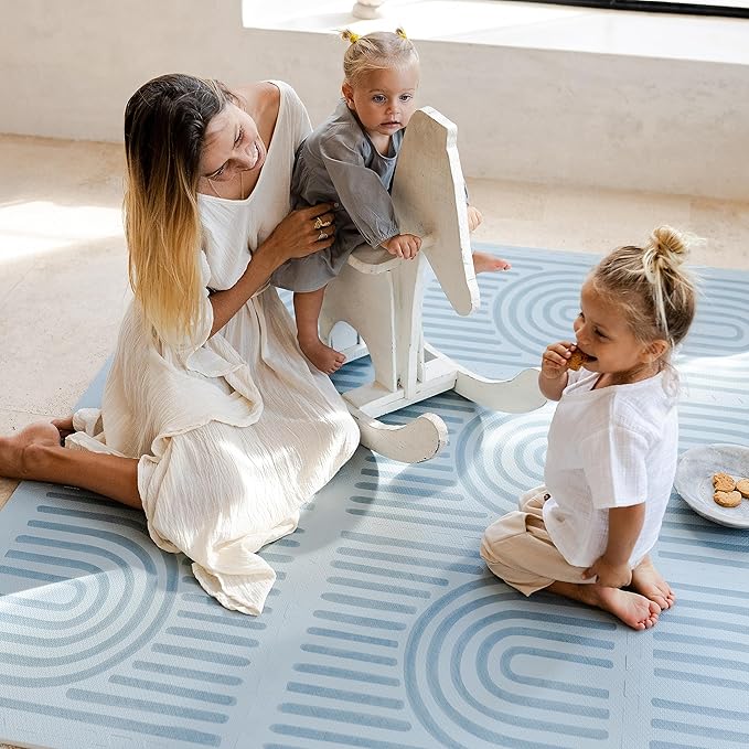 Toddlekind Playmat - Premium Foam Playmat, 4 x 6 feet Premium Quality Foam Play Mat for Babies/Toddlers