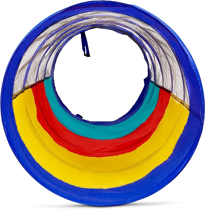 Kiddey Play Tunnel for Kids | Crawl Tunnels with See Through Sides