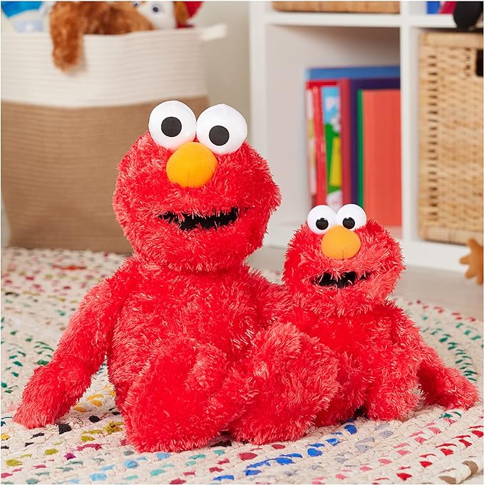 GUND Sesame Street Official Elmo Muppet Plush, Premium Plush Toy for Ages 1 & Up, Red, 13”