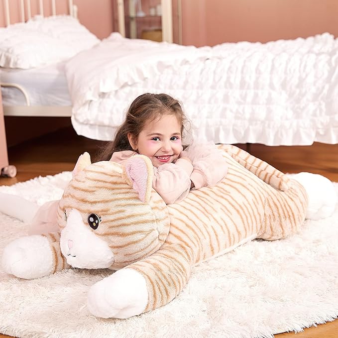 IKASA Large Cat Stuffed Animal Plush Toy,Giant Kitten Cute Jumbo Soft Toys (30 inches,