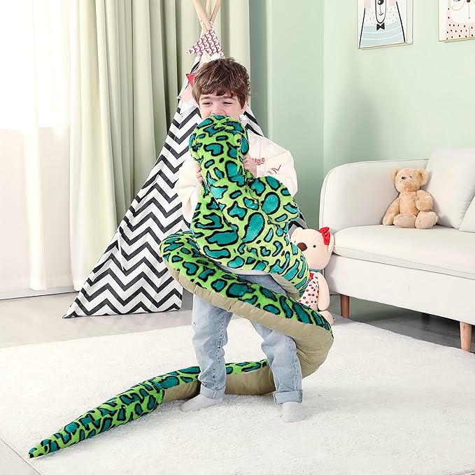 IKASA Giant Snake Stuffed Animal Plush Toy,106" Large Cobra Cute Jumbo Soft Toys