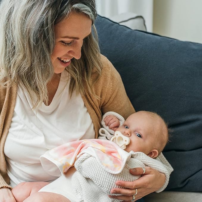 Dr. Brown's Lovey Blanket with Beaded Ring Teether and HappyPaci