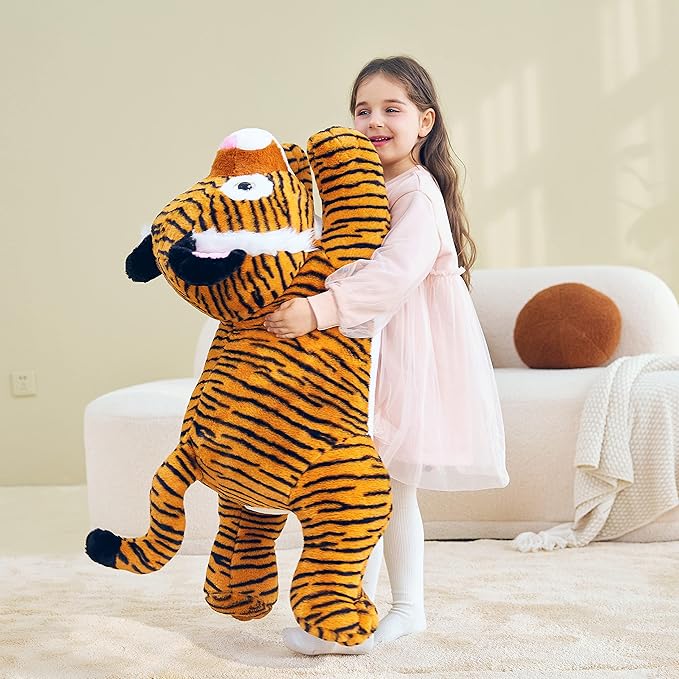 IKASA Giant Tiger Stuffed Animal Plush Toy,Large Cute 30" Jumbo Soft Toys