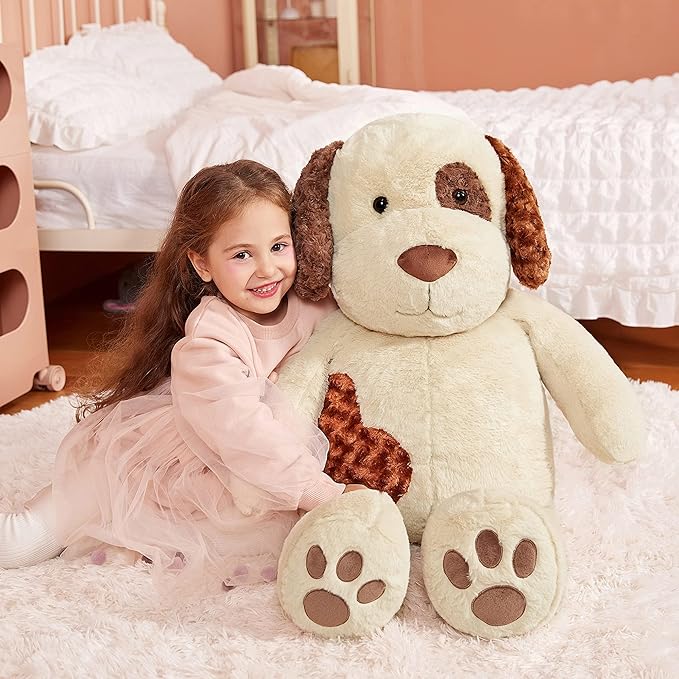 IKASA Giant Dog Labrador Stuffed Animal Plush Toys,Puppy Soft Toy Large Cute Huge Jumbo Big Size Plushie (30 inches,