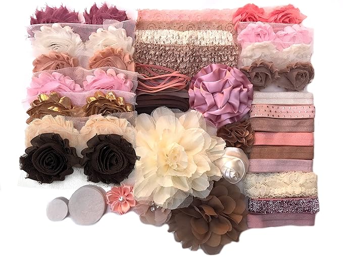 Baby Shower Headband Kit DIY Headband Kit makes 26 Headbands