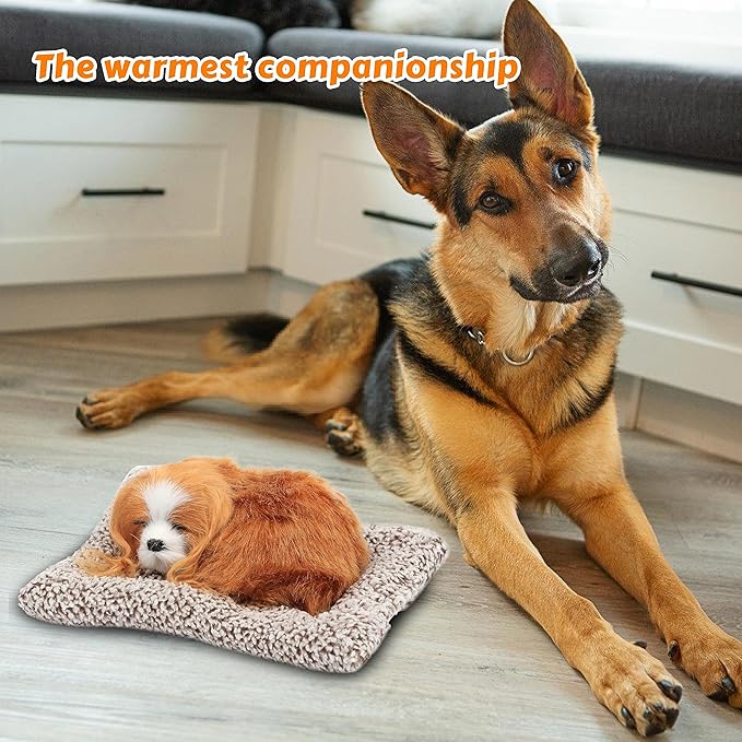 Easfan Simulation Puppy Plush Toy with Sound Lovely Animal Doll