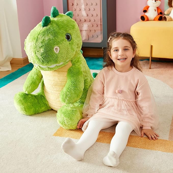 IKASA Large Dinosaur Stuffed Animal Plush Toy,Giant Dinosaur Cute 23" Jumbo Soft Toys