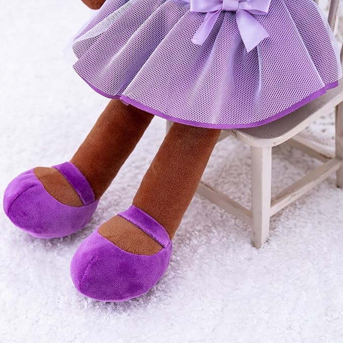 Lazada Soft Baby Doll Girl Gifts Plush African Dolls Girl 16"