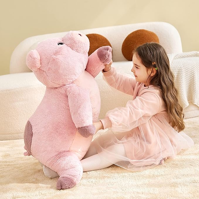 IKASA Giant Pig Stuffed Animal Plush Toy,30 Inches Large Pig