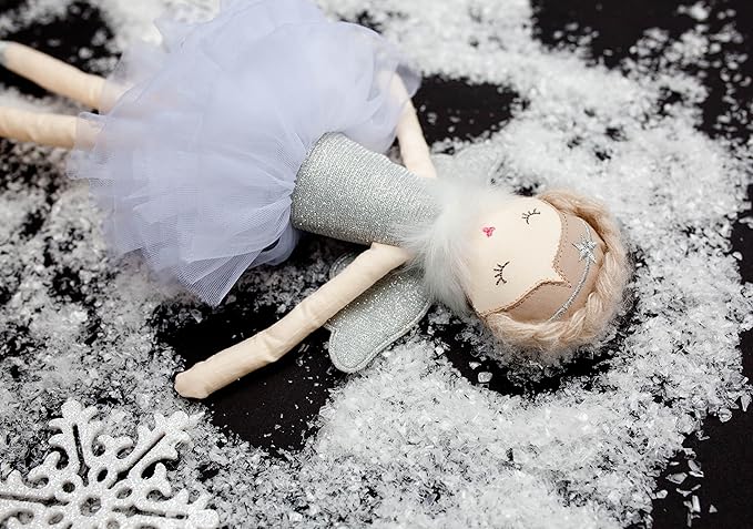 Mon Ami Angel Stuffed Doll - 15", Silver