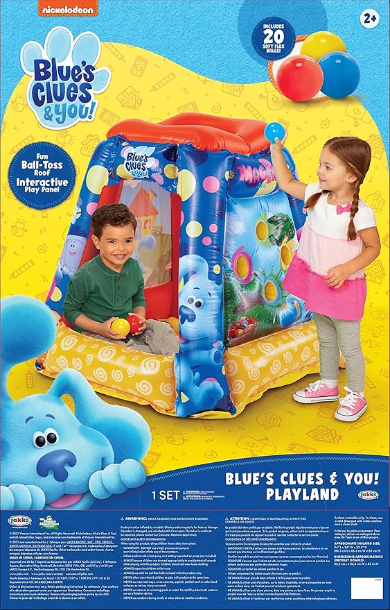 Blues Clues You! Ball Pit 20 Balls - Toddler Jungle