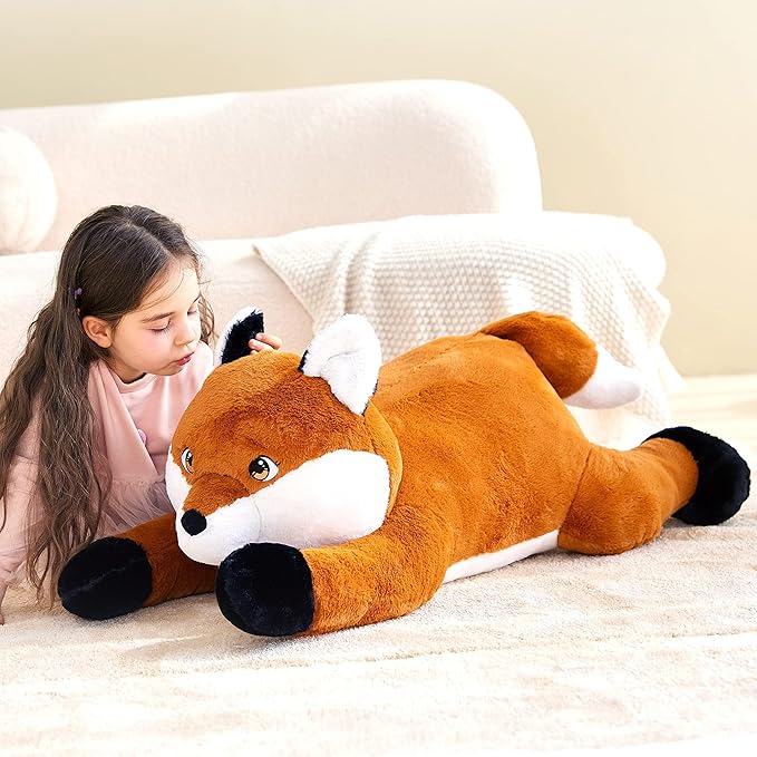 IKASA Giant Fox Stuffed Animal Plush Toy, 30" Large Fox