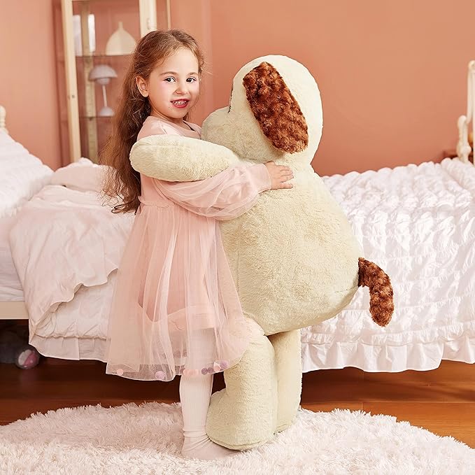 IKASA Giant Dog Labrador Stuffed Animal Plush Toys,Puppy Soft Toy Large Cute Huge Jumbo Big Size Plushie (30 inches,