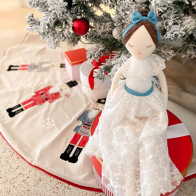 MON AMI Clara Doll – 22”, Soft & Elegant Stuffed Plush Doll for Little Girls