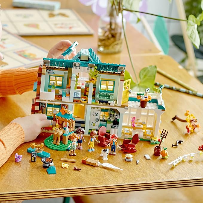 LEGO Friends Autumn's House 41730, Dolls House Playset with Accessories, Toy Horse & Mia Mini-Doll, Toys for Girls and Boys 7 Plus Years Old, Birthday Gift Idea