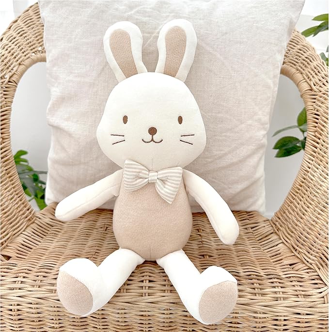 Super Soft Organic Cotton Baby First Friend, Attachment Doll for Baby