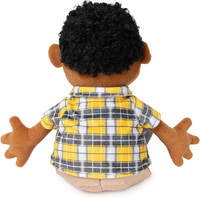 GUND Sesame Street Official Tamir Plush, Premium Plush Doll for Ages 1 & Up 13”