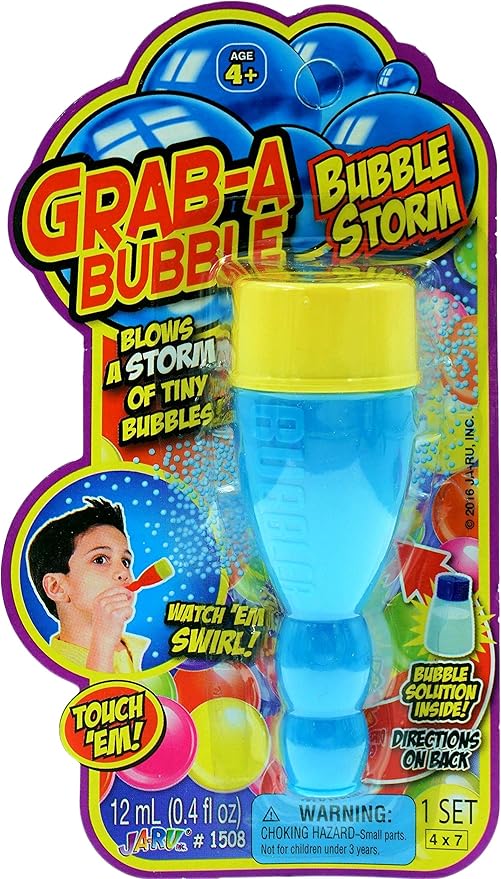 JA-RU Grab a Bubble Storm Touchable Bubbles Blowing Toy (1 1508-1A