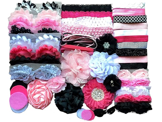 Baby Shower Headband Kit DIY Headband Kit makes over 30