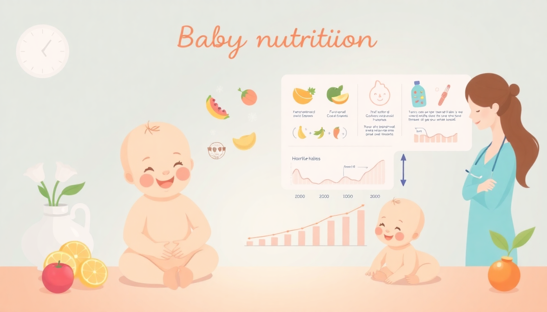 Guide to essential vitamins for babies' growth, development, and health.