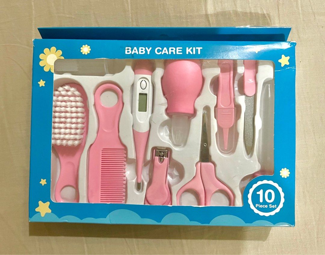Complete-baby-grooming-kit-with-nail-clippers-combs-and-brush