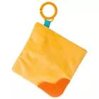 Sweet Soothie Crinkle Teether Toy with Baby Paper and Squeaker, 6 x 6-Inches