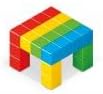 Geomag Premium Swiss-Made MagiCube 24-Piece Magnetic Stacking Cubes Building Set, Toddlers and Kids Ages 1-5, STEM Educational Toy, Creativity, Imagination, Early Learning Fun, Crystal Packaging