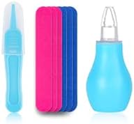 Baby Grooming and Healthcare Kit, Portable Baby Safety Care Set with Hair Brush Comb Nail Clipper Nasal Aspirator for Nursery Newborn Infant Girl Boy (25 in 1, Blue)