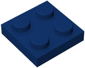 Classic Bricks Plate 2x2, 100 Piece 3022, Creative 100% Compatible