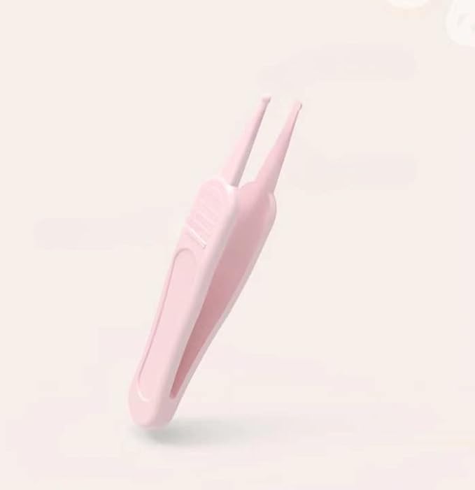 PandaEar Baby Nail Manicure Pedicure Grooming Care Kit (4 Pack)| Clippers Scissors File Tweezers | Newborn Infant Toddler Kids|1 Months Plus (Pink)