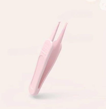 PandaEar Baby Nail Manicure Pedicure Grooming Care Kit (4 Pack)| Clippers Scissors File Tweezers | Newborn Infant Toddler Kids|1 Months Plus (Pink)